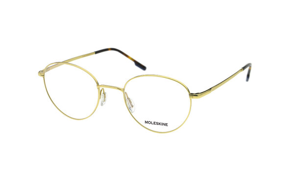 Moleskine - Unisex - Korrektionsbrille - Goldfarben - MO 9004
