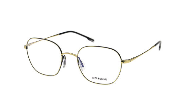 Moleskine - Unisex - Korrektionsbrille - Goldfarben - MO 9007