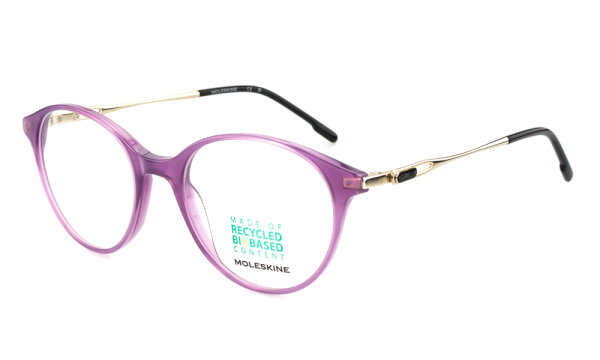 Moleskine - Damen - Korrektionsbrille - Lila - MO 1286