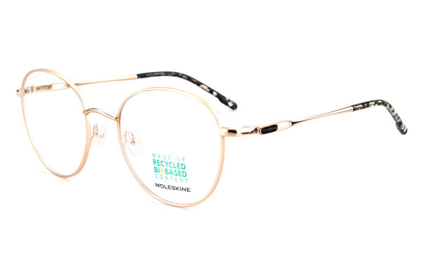 Moleskine - Damen - Korrektionsbrille - Goldfarben - MO 2282