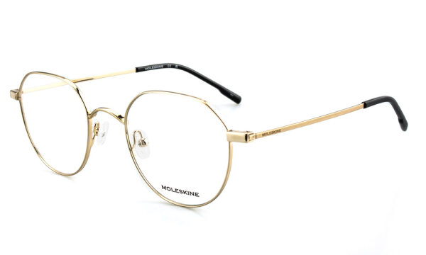 Moleskine - Unisex - Korrektionsbrille - Goldfarben - MO 2269