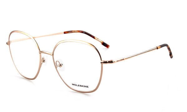 Moleskine - Damen - Korrektionsbrille - Goldfarben - MO 2270