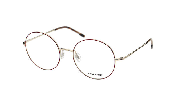 Moleskine - Unisex - Korrektionsbrille - Goldfarben - MO 2193