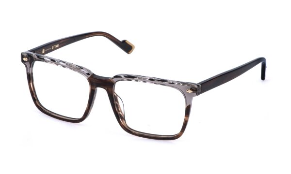 Sting Kobri Vst573v - plastic opt.frame sting - Schwarz-Verlauf-Braun-Ocker
