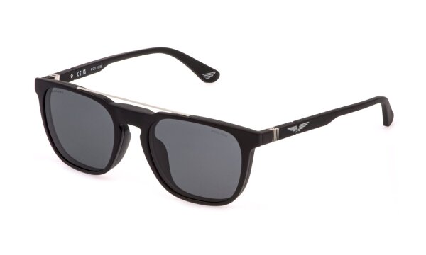 Police Kobri Uplq67 - pl.opt.frame+clipon police - U28P - Schwarz matt
