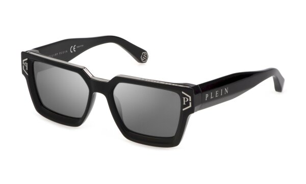 Philipp Plein Sobri Spp005m - sunglasses philipp plein - 700X - Schwarz glänzend