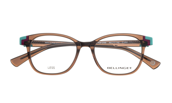 LESS-ACE-2586 Optische Fassungen Brown Cat Eye