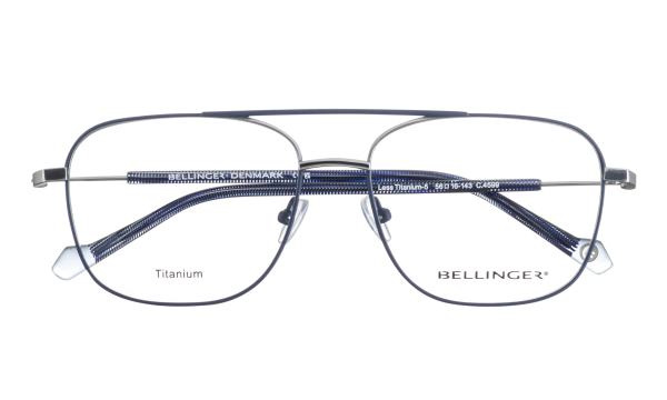 LESS-TITANIUM-5 Optische Fassungen Blue Square