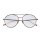 JINTO Optische Fassungen Brown Cat Eye