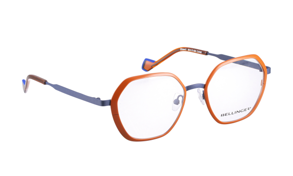 ELLIPSE-3 Optische Fassungen Orange Hexagon