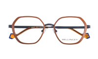 ELLIPSE-3 Optische Fassungen Orange Hexagon