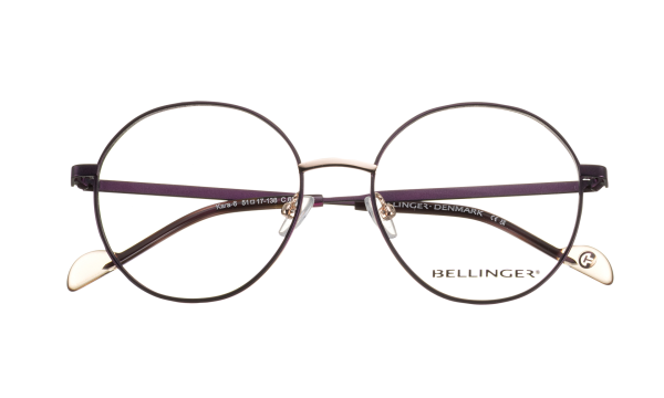 KARA-6 Optische Fassungen Purple Round