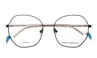LESS-TITANIUM-3 Optische Fassungen Black Hexagon