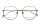 LESS-TITANIUM-3 Optische Fassungen Black Hexagon