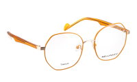 LESS-TITANIUM-3 Optische Fassungen Orange Hexagon