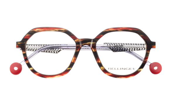 JUST-SMILE Optische Fassungen Brown Hexagon