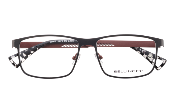 SONIC-2 Optische Fassungen Black Square