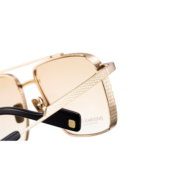 KAITO Optische Fassungen Gold Square