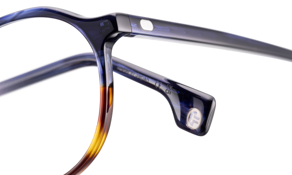 RONALD Optische Fassungen Blue Hexagon