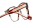 EVELYN Optische Fassungen Brown Square
