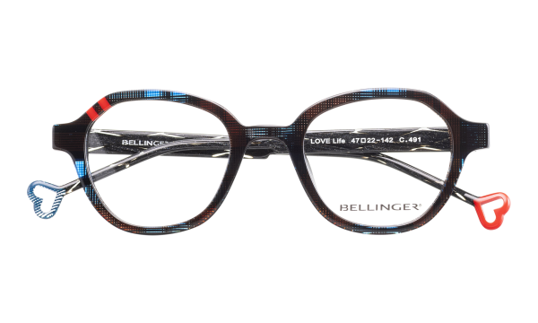 LOVE-LIFE Optische Fassungen Brown Hexagon