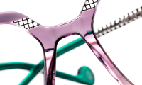 LESS-ACE-2340 Optische Fassungen Purple Hexagon
