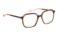 LESS-ACE-2340 Optische Fassungen Brown Hexagon