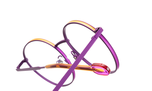 OUTLINE-8 Optische Fassungen Pink Round