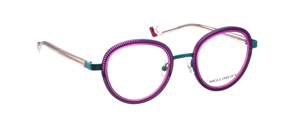 QUEEN-5 Optische Fassungen Pink Round