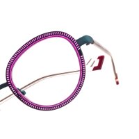 QUEEN-5 Optische Fassungen Pink Round
