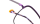 LINE-6 Optische Fassungen Purple Square