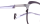 FLECKS Optische Fassungen Purple Cat Eye
