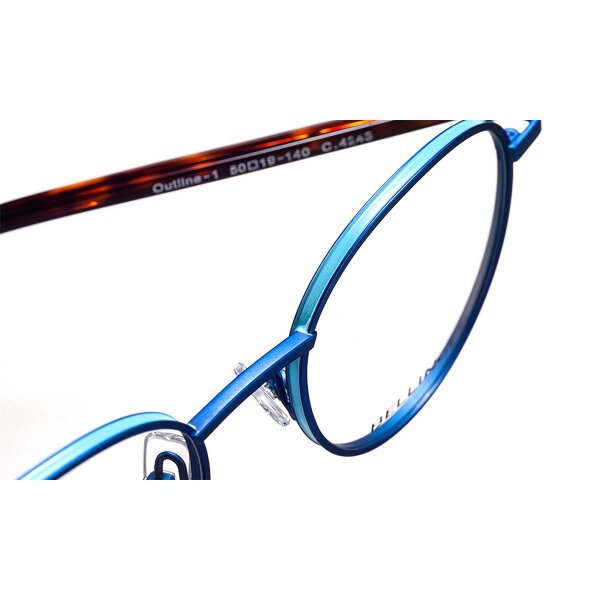 OUTLINE-1 Optische Fassungen Blue Round