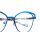 DIVA-1 Optische Fassungen Blue Cat Eye