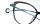 LESS-ACE-2218 Optische Fassungen Blue Cat Eye