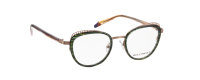 QUEEN-1 Optische Fassungen Green Cat Eye