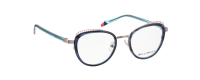QUEEN-1 Optische Fassungen Blue Cat Eye