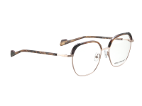 CROWN-8 Optische Fassungen Brown Hexagon