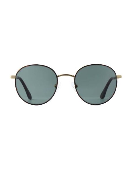 WOODFELLAS Sunglasses Halcyon 11754 Edelstahl/Holz curle/havanna/khaki
