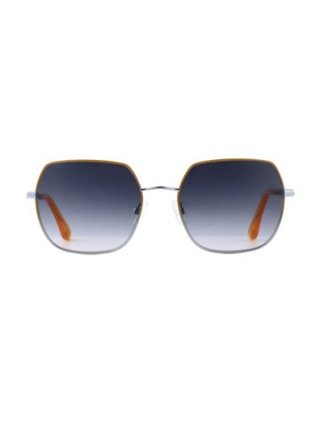 WOODFELLAS Sunglasses Solstice 11752 Edelstahl/Holz macassar/yellow/silver