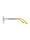 WOODFELLAS Sunglasses Solstice 11752 Edelstahl/Holz macassar/yellow/silver