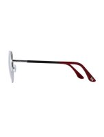 WOODFELLAS Sunglasses Borealis 11751 Edelstahl/Holz black oak/red/silver