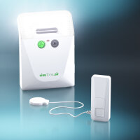 Das »visuTone.air« Set mit akustischem Sender...