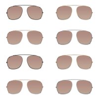Etnia Barcelona CLIP-ON SANT SEBASTIA 55D Sonnenbrille