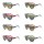Etnia Barcelona JINBAO 54D Sonnenbrille