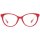 Moncler ML5071 Brille Rot 53