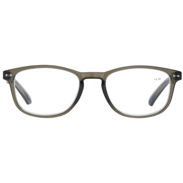 Reading By Red REDRBR00425 50 + 2.5 dpt. Brille Grau