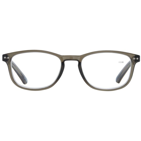 Reading By Red REDRBR00430 50 + 3.0 dpt. Brille Grau