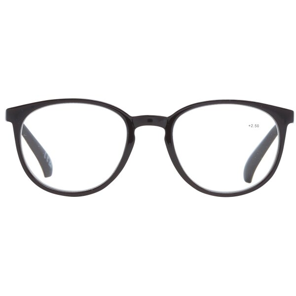 Reading By Red REDRBR01025 50 + 2.5 dpt. Brille Schwarz