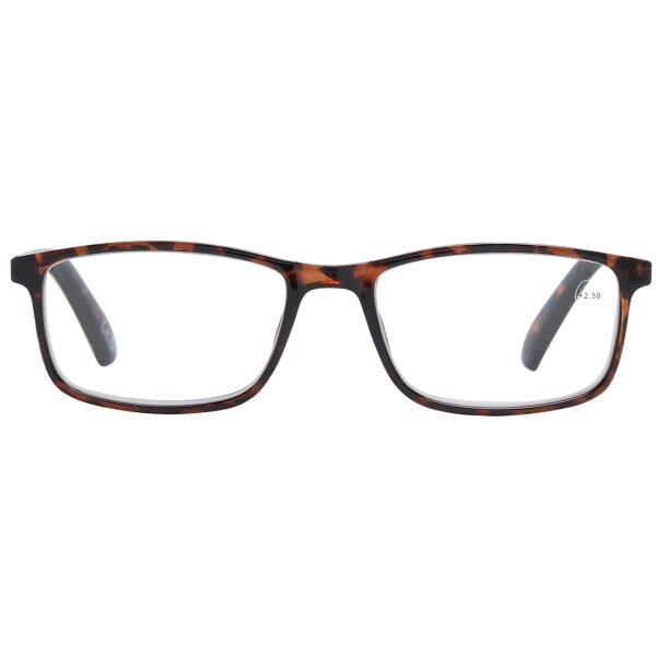 Reading By Red REDRBR01725 53 + 2.5 dpt. Brille Braun